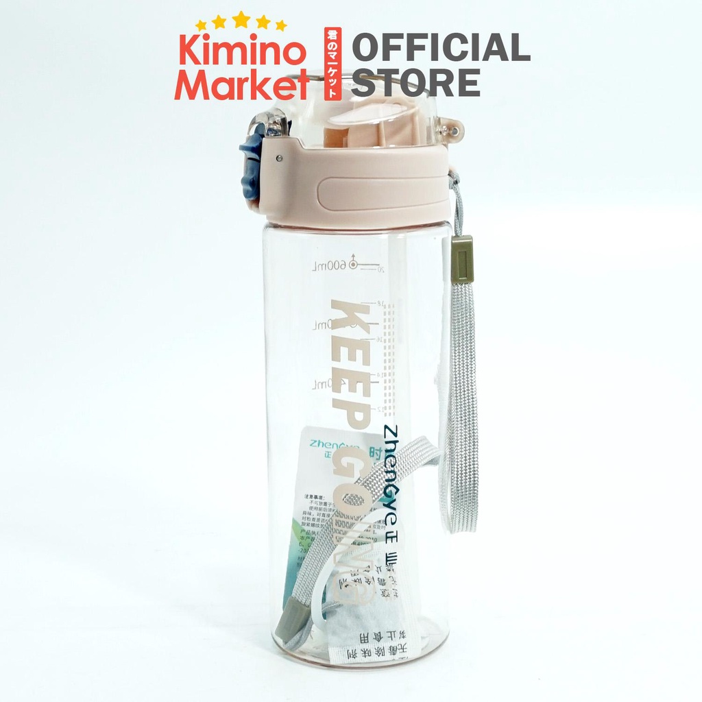 Botol Minum dengan Sedotan BPA Free Keep Going dengan Sedotan Anti Tumpah