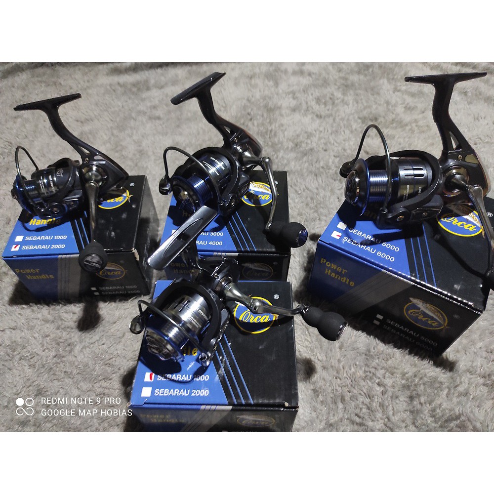 Reel Pancing Orca Sebarau 1000. 2000.3000. 4000. 5000. 6000