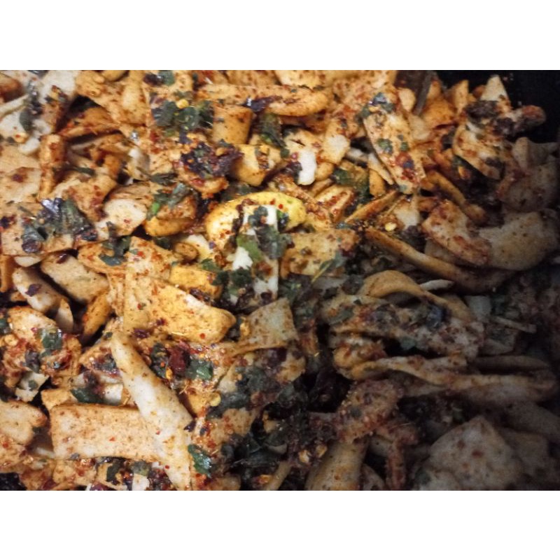 

Otak2 Krispy Pedas Daun Jeruk ukuran 350gr