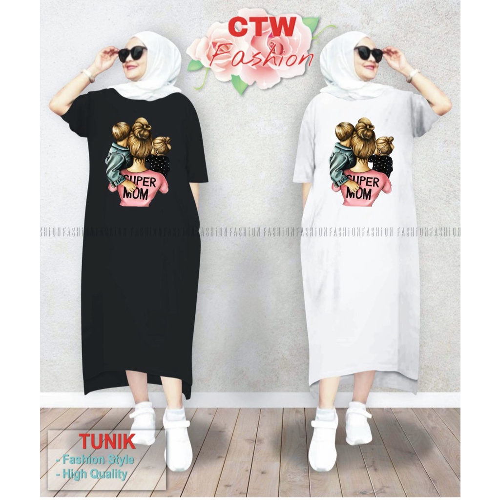 TUNIK OVERSIZE LD 130/LONGDRESS SUPERMOM/TUNIK WANITA DEWASA/TUNIK VIRAL 2022 / TUNIK TERBARU 02/TUNIK PANJANG SP