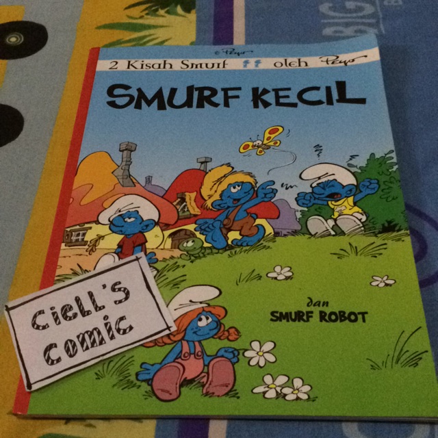 komik eropa Smurf kecil dan smurf robot