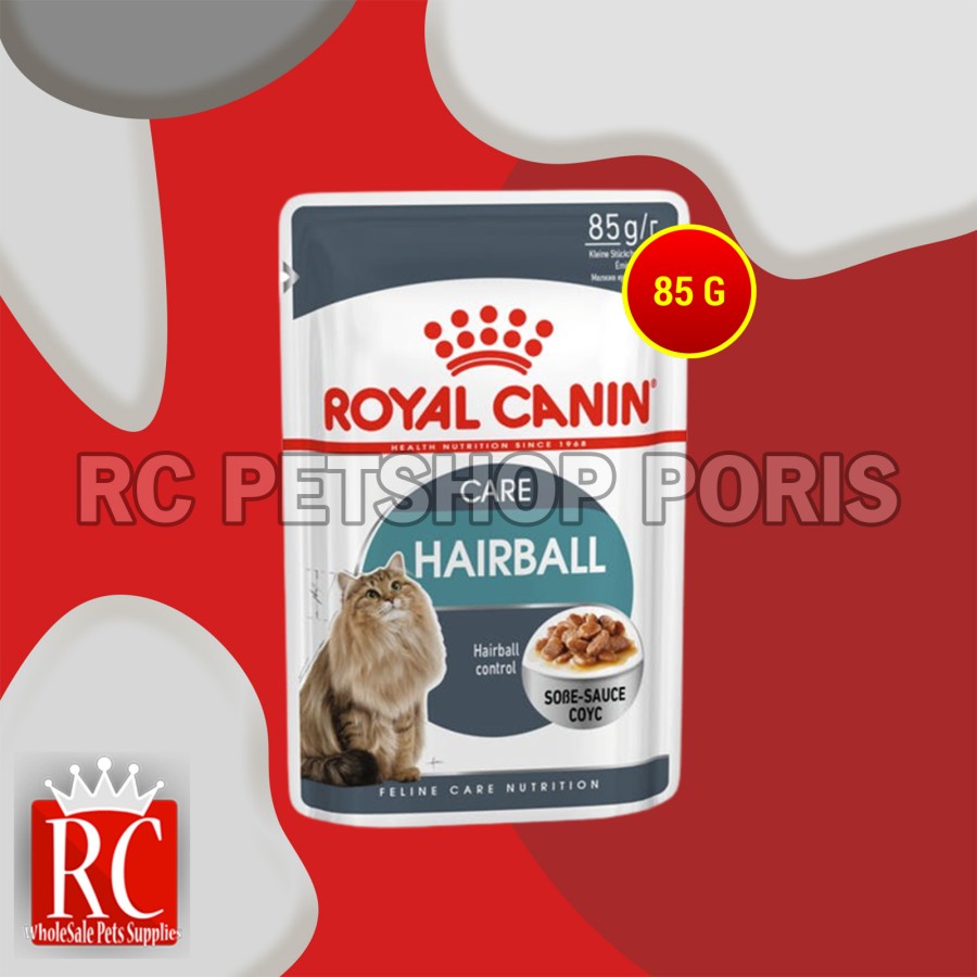 Royal Canin hairball Care Cat Food Wet Food Makanan Basah Kucing 85 Gr