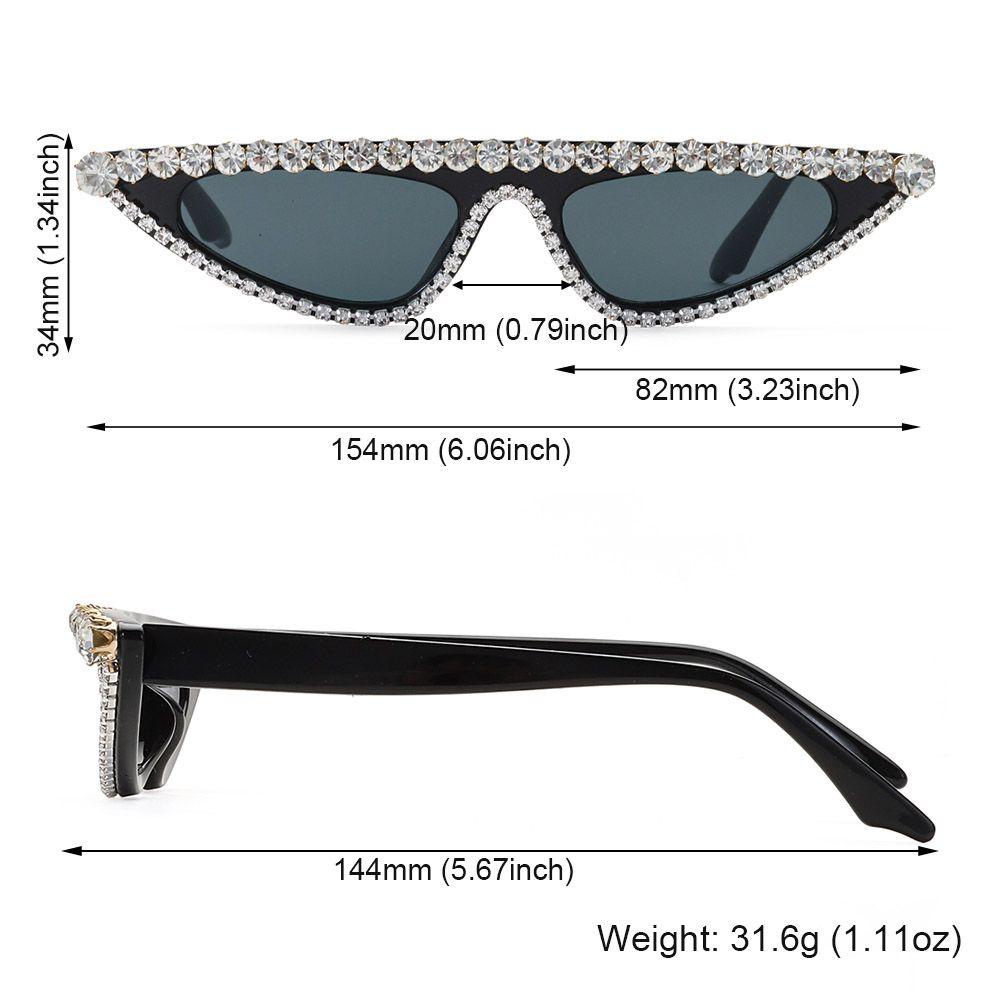 Nanas Berlian Kacamata Trendy Kacamata Goggles Eyewear Shades Sunglasses