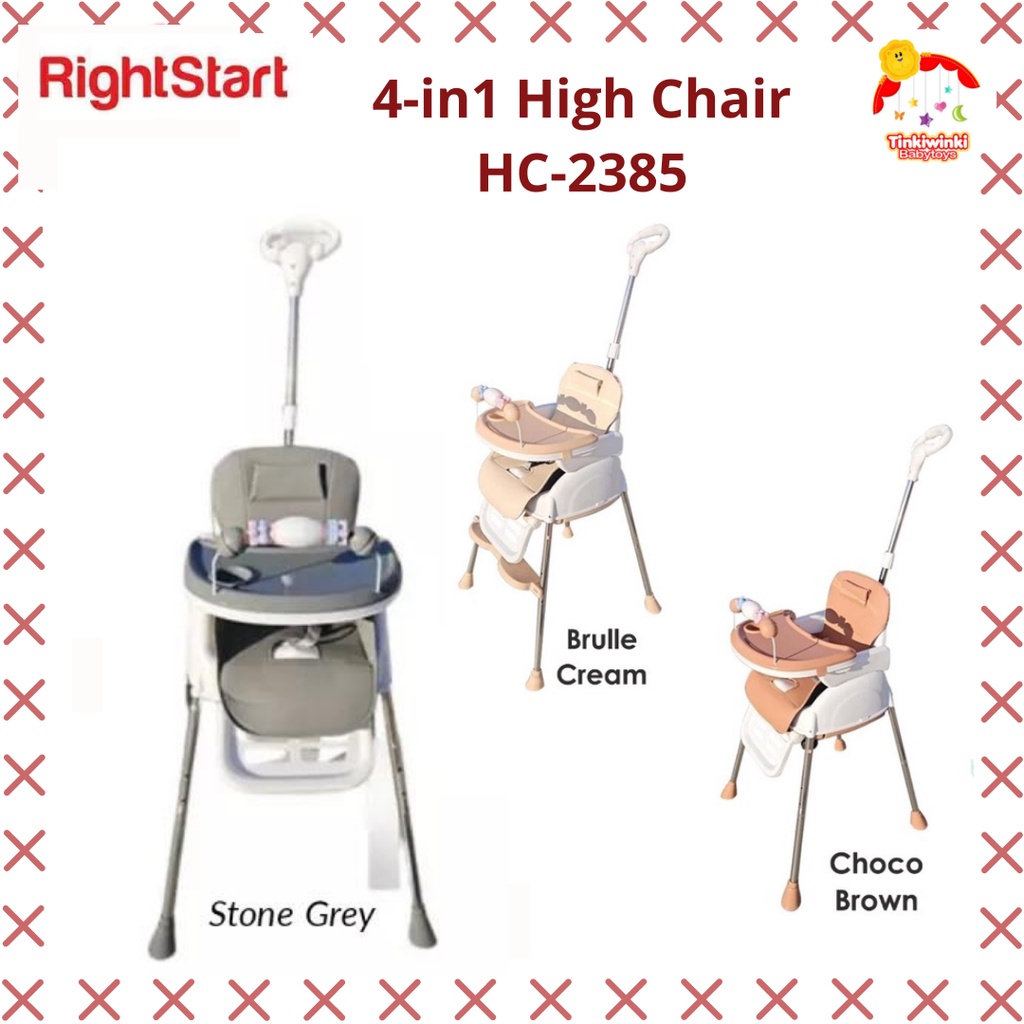 Right Start HC-2385 4 in 1 High Chair Trike