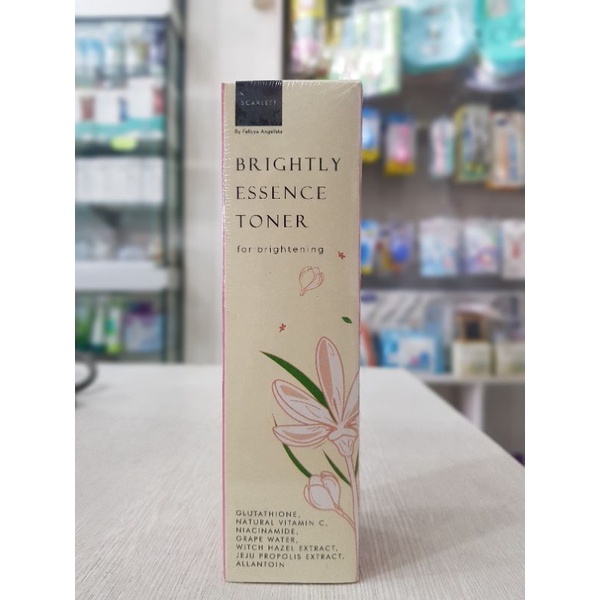 Scarlett Brightly Toner 100 ml / Toner Wajah / Toner Scarlett