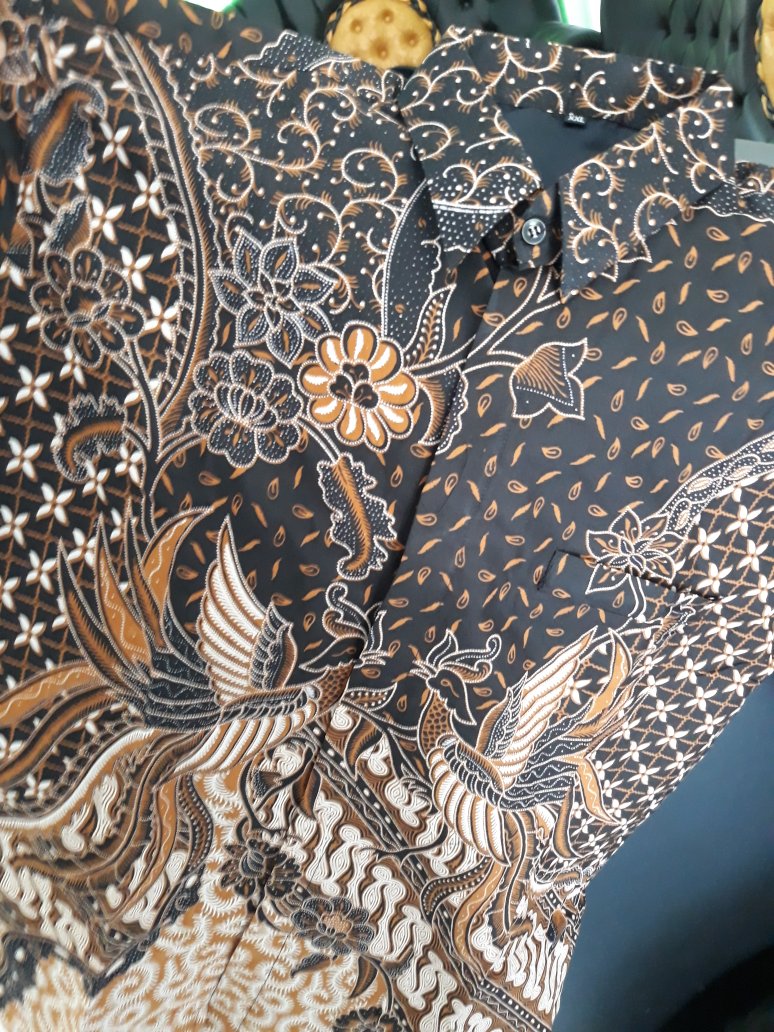 Peksi Mukti Kemeja Batik Pria Full Furing Bahan Katun Primisima