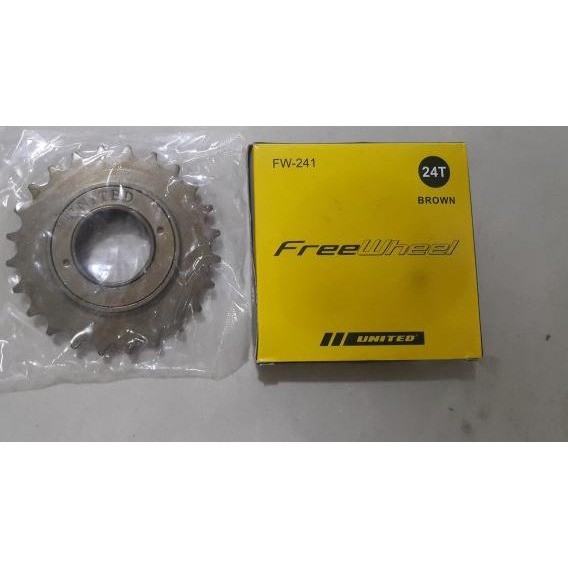 Gear/Gir belakang 24 T/freewheel 24T sepeda united