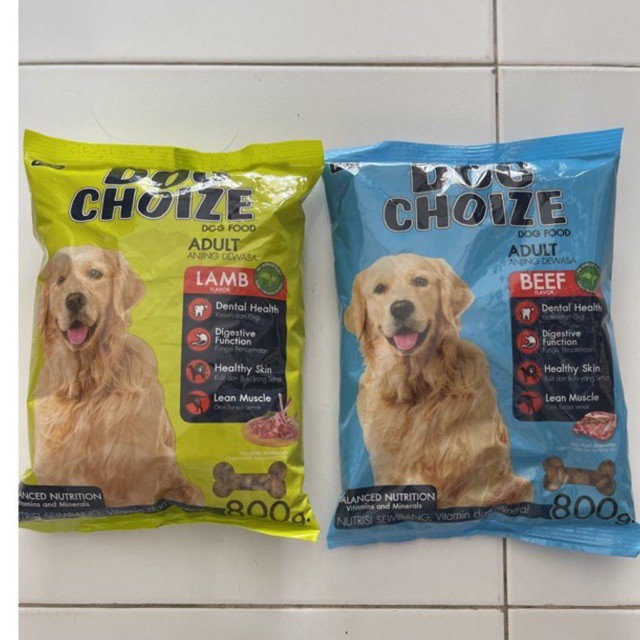 DOG CHOIZE ADULT MAKANAN ANJING 800 gram