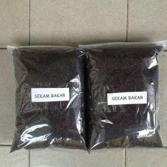 Media tanam sekam bakar - sekam - sekam bakar - hidroponik - media tanam hidroponik