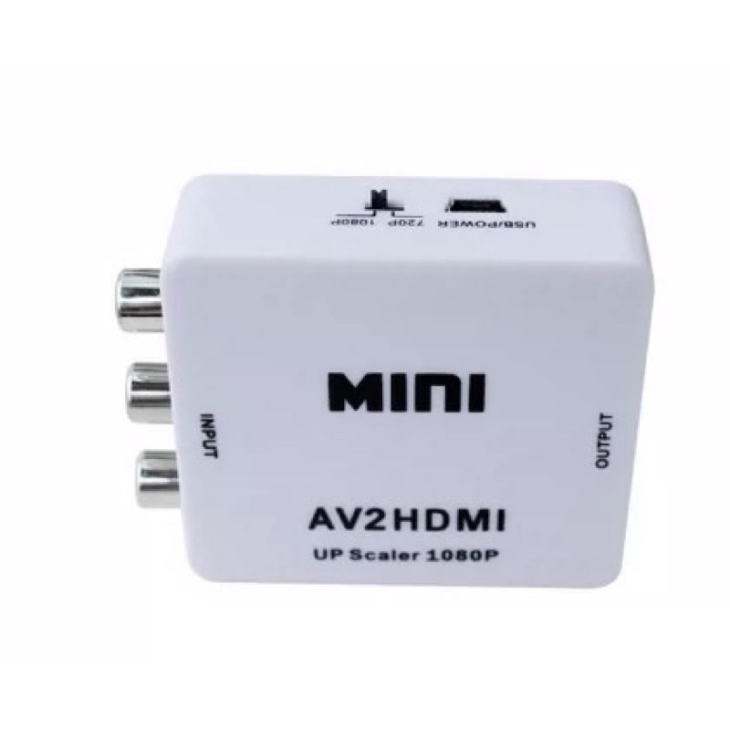 CONVERTER AV TO HDMI RCA TO HDMI MINI ADAPTER HD VIDEO 1080P