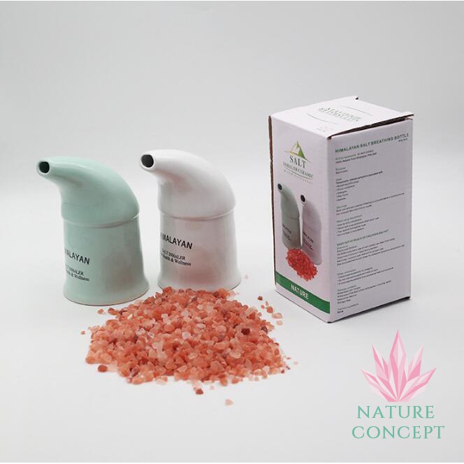 Nature Concept Himalayan Salt Inhaler for Asthma therapy Terapi Asma Garam Himalaya