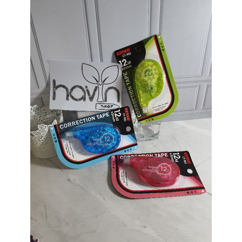 tipex roll Kenko CT 903 panjang 12 meter/correction tape-1