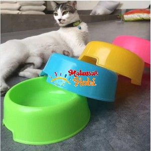 Tempat Makan Kucing Anjing Anti Semut Mangkuk Mangkok BRIGHT Single