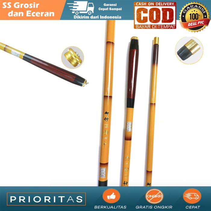 COD JORAN TEGEK FULL CARBON PRALON MEWAH HARD ACTION KAKU IMPORT 450 5 - 450