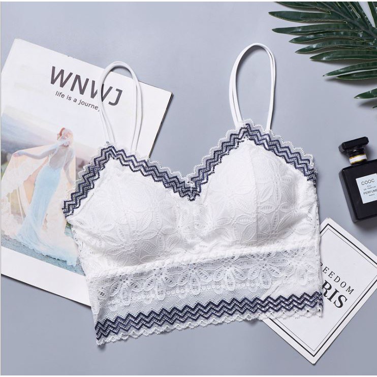 𝐄𝐁𝐒 ✅ PW030 Pakaian Wanita Bralette Bahan Nylon Spandeks Import Murah COD PW030