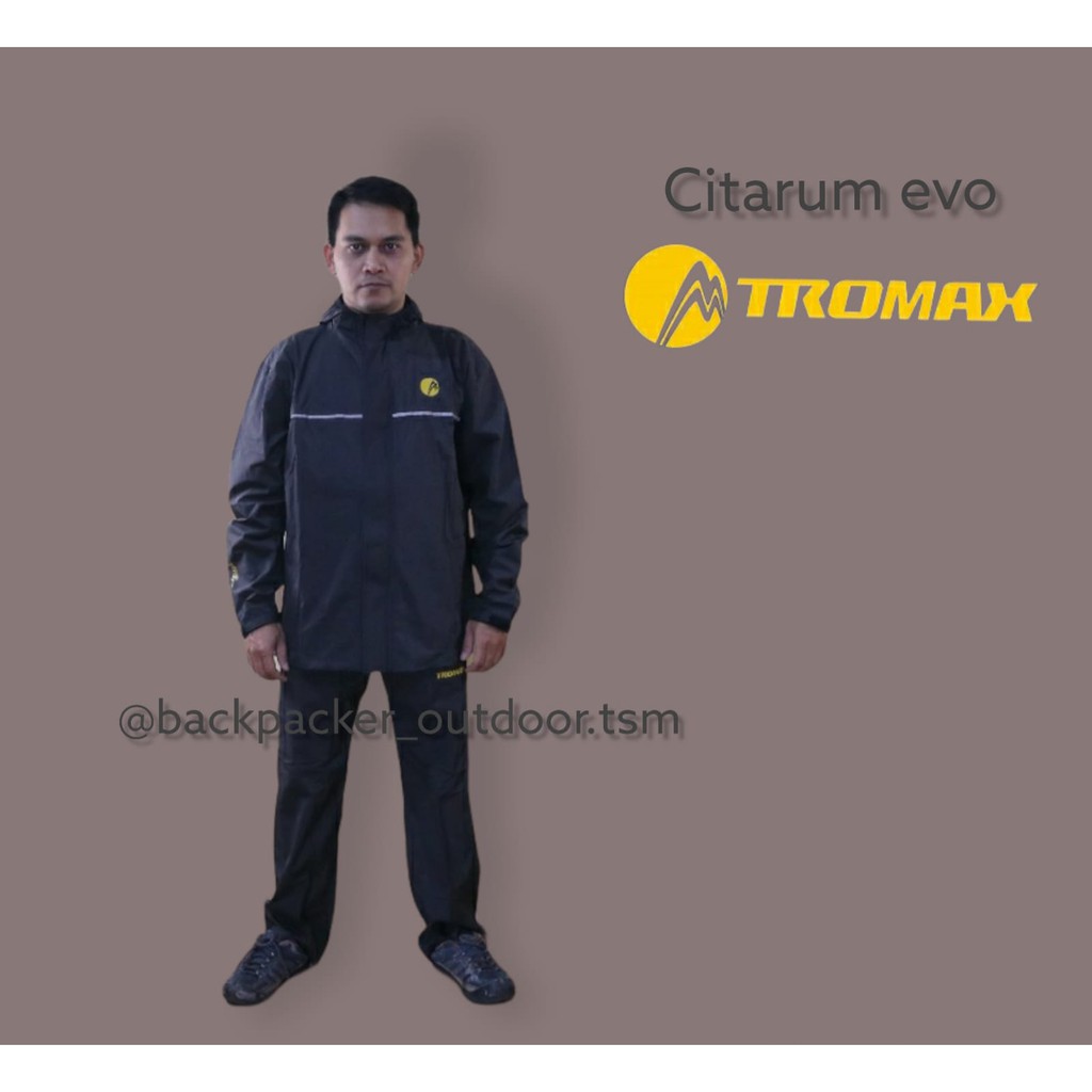 Tromax Citarum evo series Raincoat jas hujan