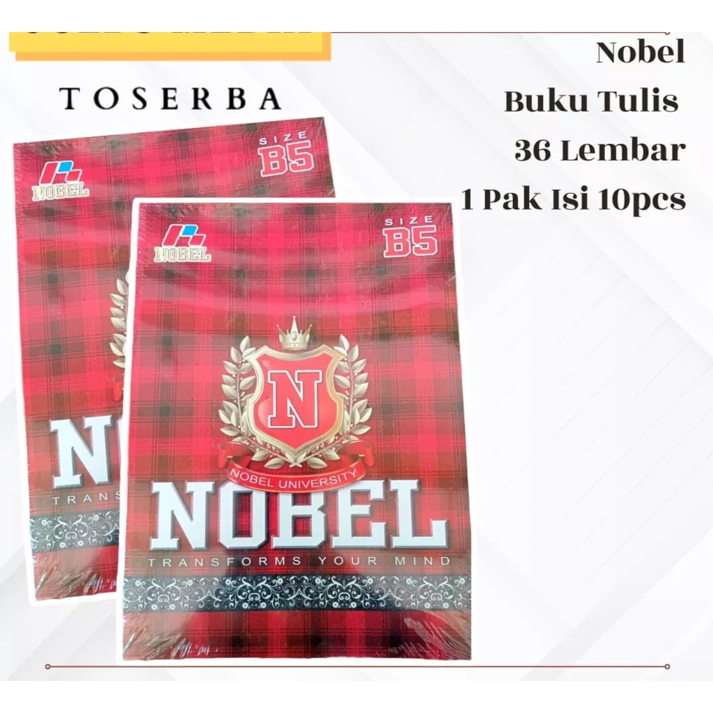 

Buku Tulis NOBEL Campus 1 Pack isi 10 Buah Buku