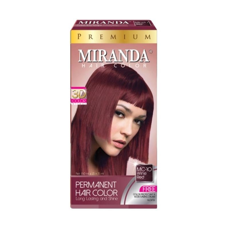 Miranda Hair Color 30 ml Seri MC 10 Wine Red