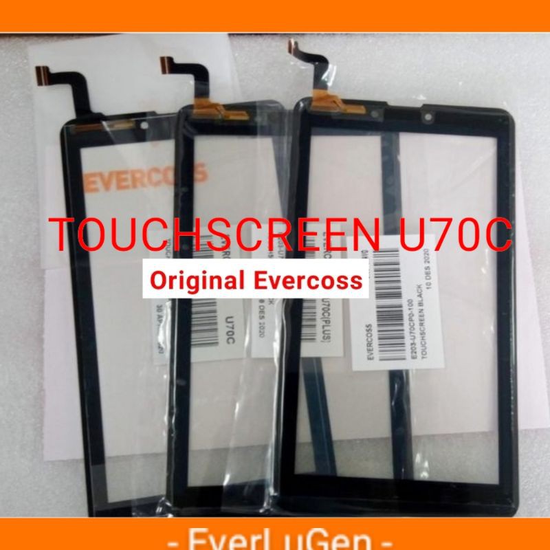 TOUCHSCREEN U70C PLUS BRAVO TAB ORIGINAL 100%  EVERCOSS