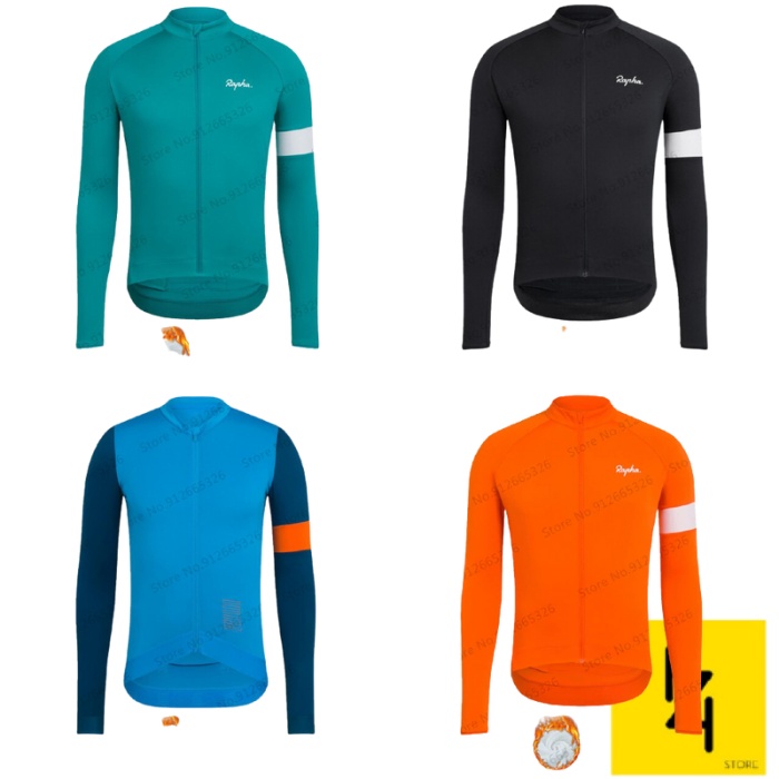 Jersey sepeda roadbike RAPHA lengan panjang pria wanita unisex long sleeve ukuran S M L XL 2XL 3XL X