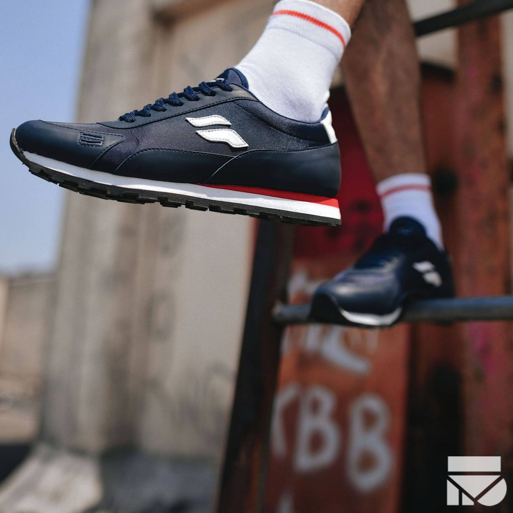 FUSION NAVY | FORIND x FSTP | Sepatu Sporty Kanvas Kets Running Pria/Cowok/Men - Sneakers-Footwear