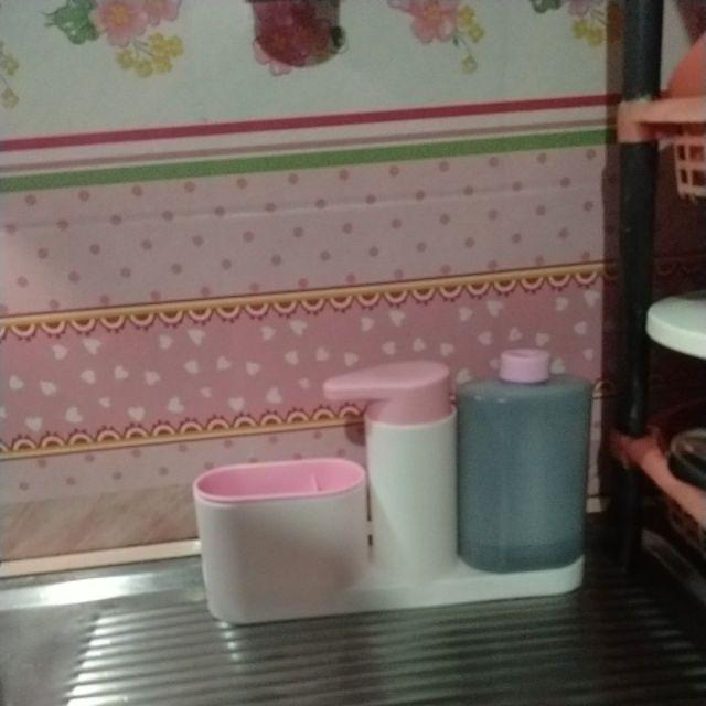 Dispenser Sabun Cuci Tangan Dan Cuci Piring Sink Organizer