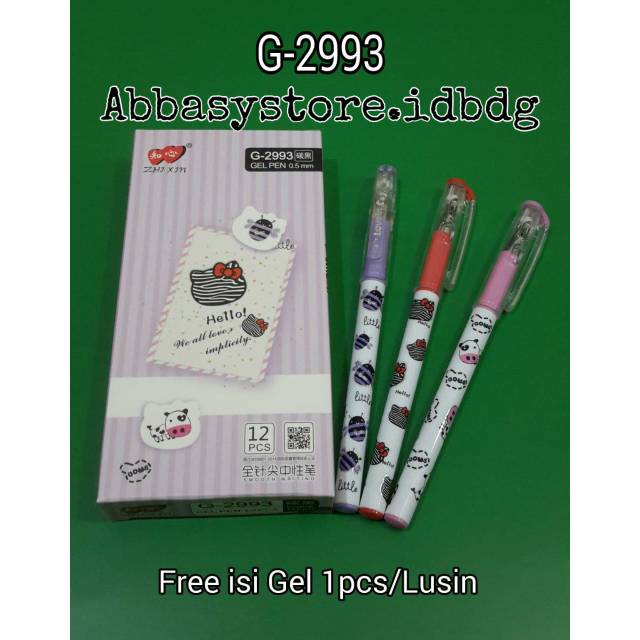 

GEL PEN ZHIXIN/PULPEN LUCU G-2993