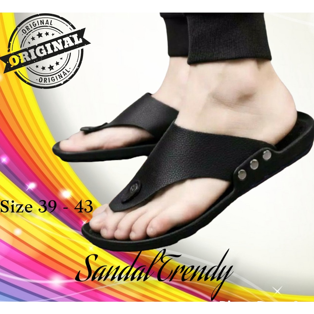 COD/Bayar ditempat - sandal finetic trez berbagai warna, sandal pria, sandal japit laki laki , sandal distro, sandal terbaru, sandal pria kulit, sandal pria dewasa, sandal kekinian original  real pict by mix max store