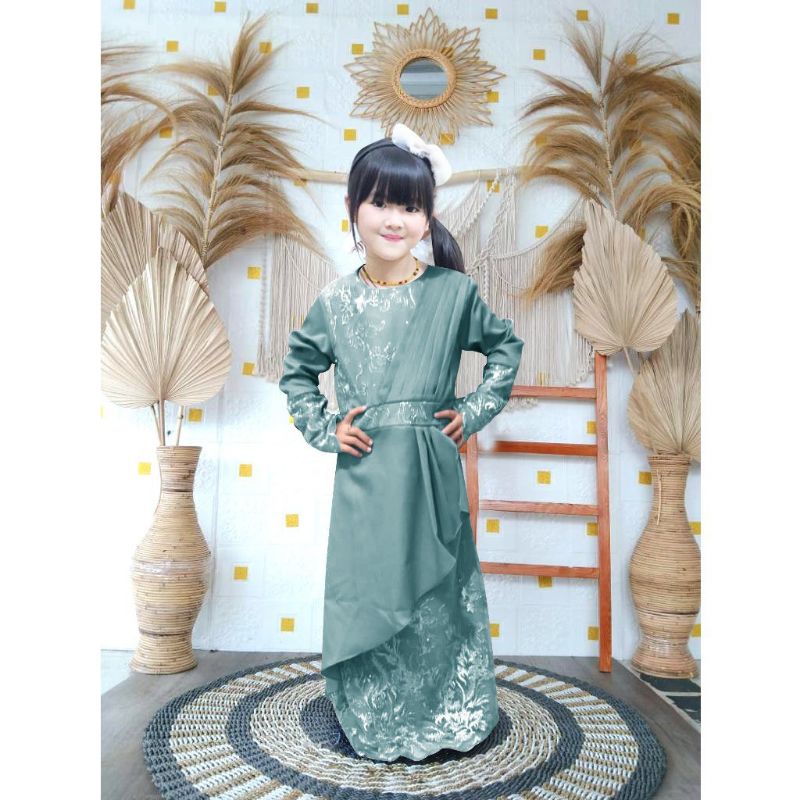 BAJU DRESS GAMIS BRUKAT BROKAT TILE MUTIARA IMPORT PREMIUM KONDANGAN PESTA SERAGAMAN BRIDESMAID NIKA