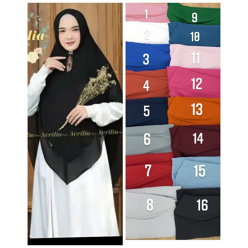 Khimar aminah BY AVRILIA