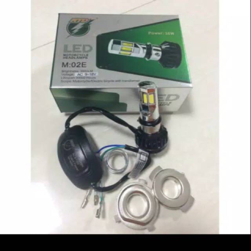 hid 6 mata putih 35wt lampu motor 6 led hid