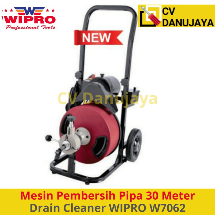 Jual Mesin Pembersih Pipa Electric Drain Cleaner Meter Wipro W