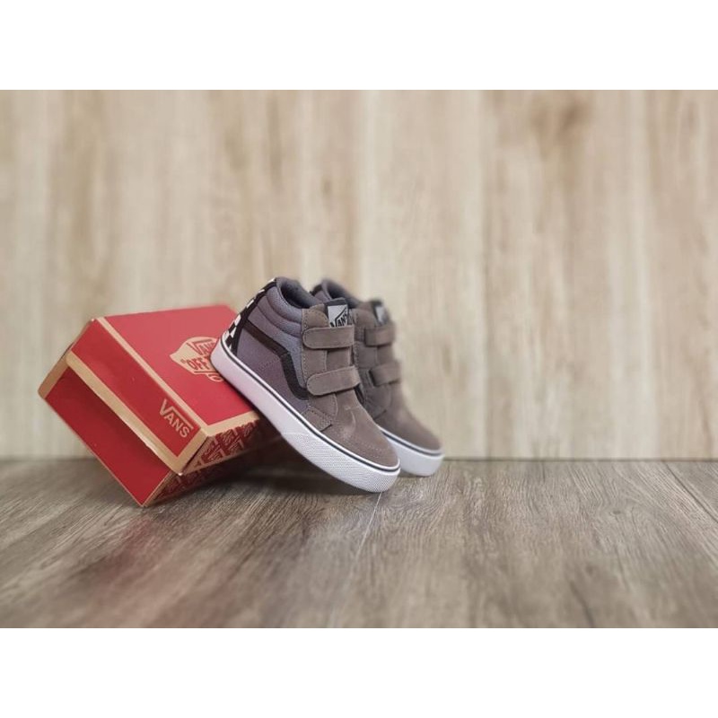 Sepatu Anak Vans Sk8 High Brown size 28 - 35 Premium Quality