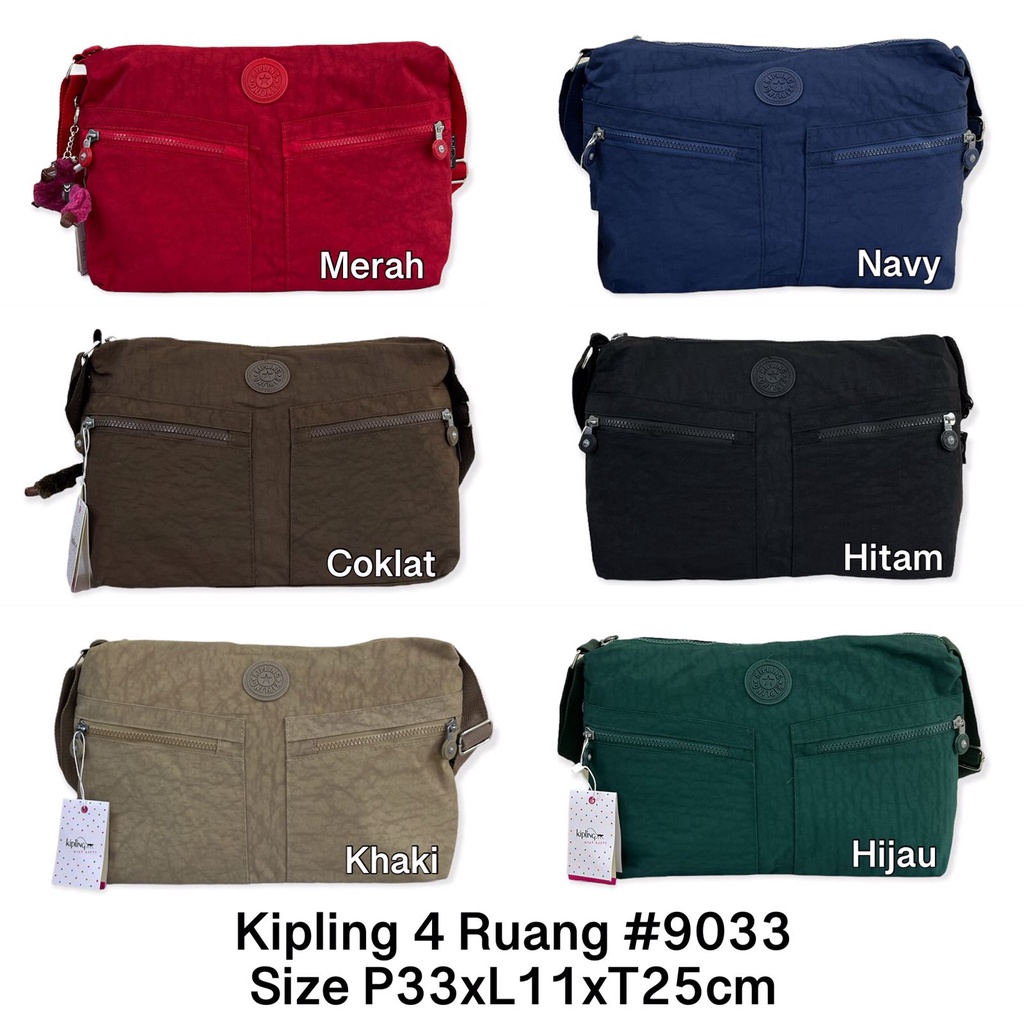 Tas Selempang murah slempang murah Wanita Tas Cewek Import Kipling KP 9033
