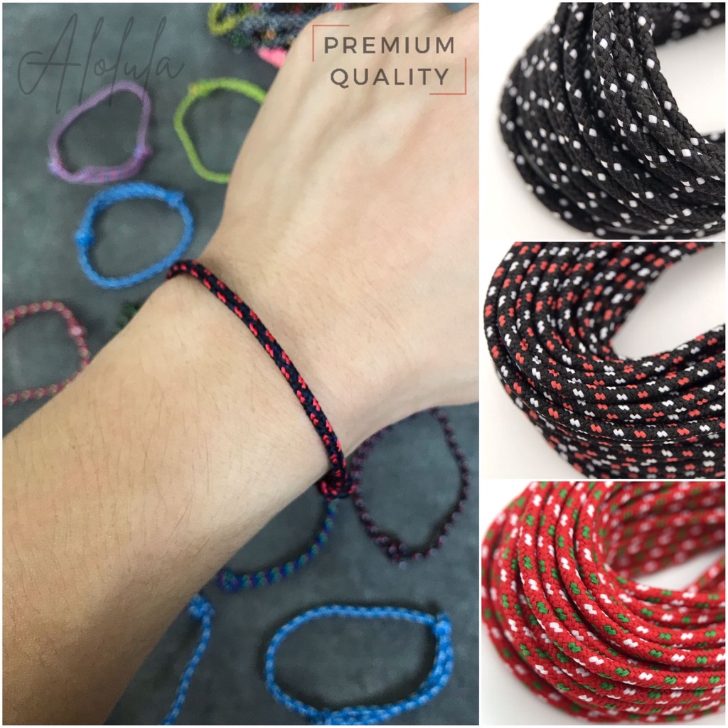 Alolula - Gelang Tali / Gelang Tangan / Gelang Prusik / Gelang Gunung / Gelang Tali Prusik / Gelang Tali Pria / Gelang Tali Wanita / Gelang Pria / Gelang Wanita / Gelang Tangan Pria / Gelang Tangan Wanita / Gelang Tangan Hitam / Gelang Hitam