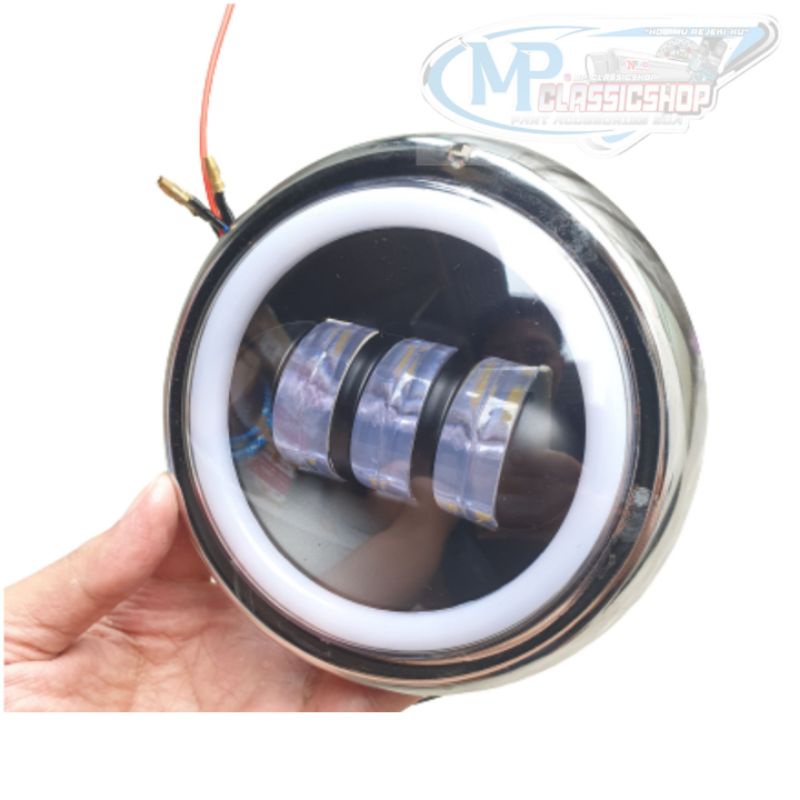 LAMPU DAYMAKER HELLO RING LED MOS UK4,5 INCHI PNP C70 C50