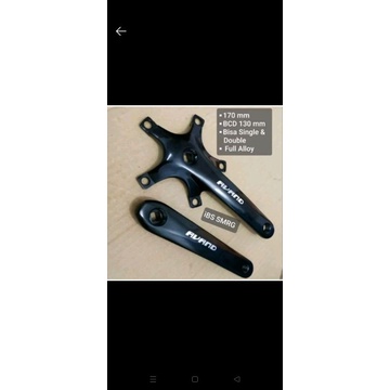 Crank Arm Avand 170 MM x BCD 130 MM Full Alloy Alumunium Bisa Road Bike Seli Sepeda Lipat Hybrid MTB