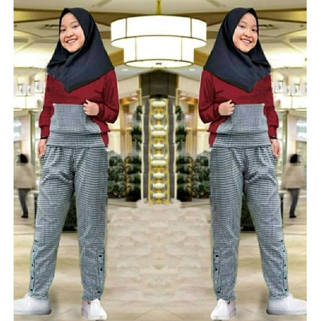 SETELAN BAJU ANAK PEREMPUAN UMUR 7-12 TAHUN