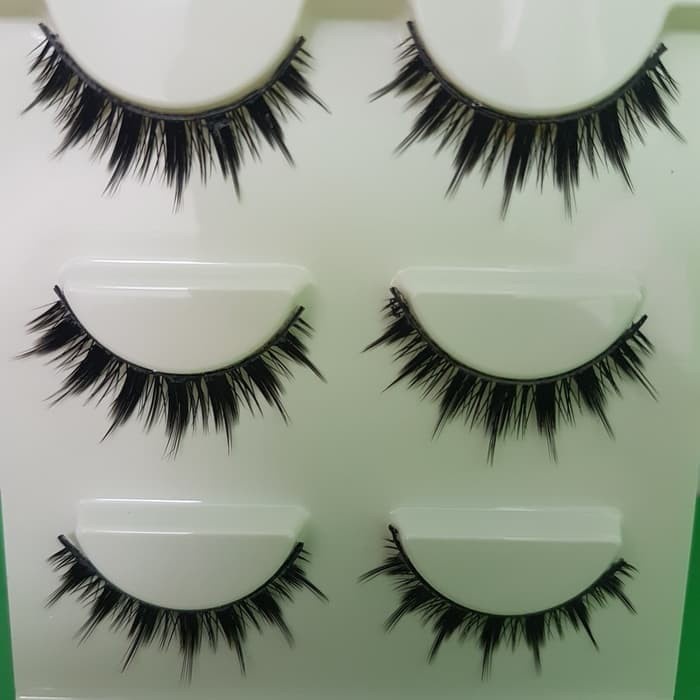 (BOW) 3pasang Bulu Mata Palsu Import (Z3D05,Y-03,3D-34,3D-01,3D-16,3D-41,3D-77,H-65,JKX12,Y-01,Z3D02,3D-03,H-74)