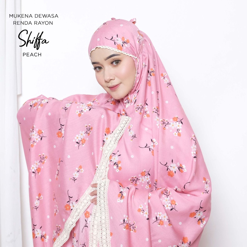 MUKENA BALI TASIK - MUKENA RENDA RAYON DEWASA MOTIF SHIFFA