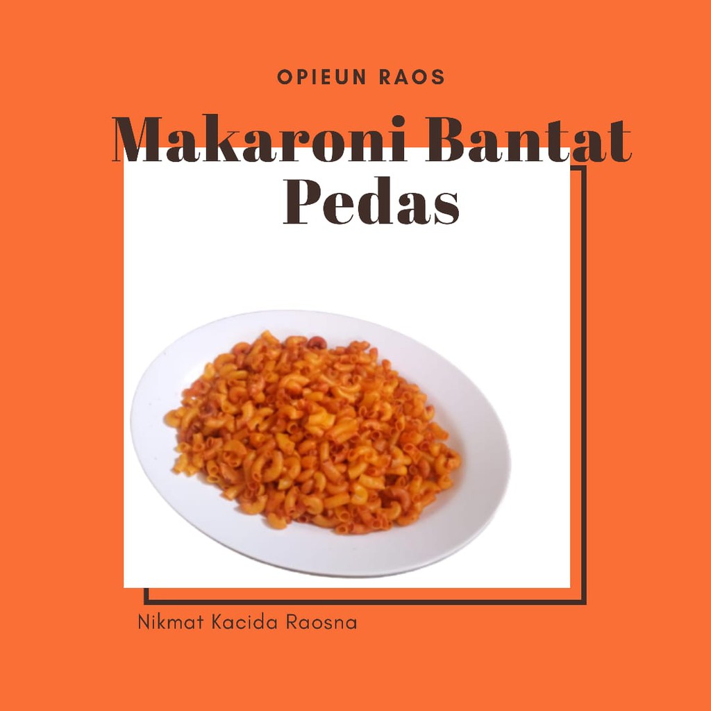 

Makroni bantet pedas / macaroni goreng 250gram