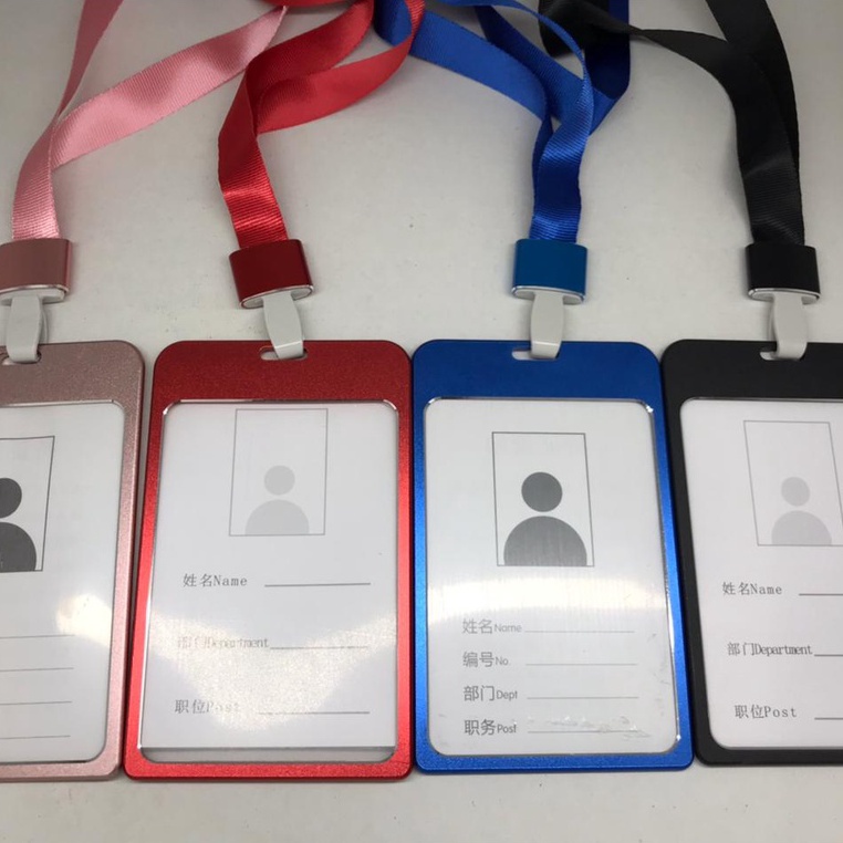 KALUNG NAME  TAG / ID CARD LOGAM UKURAN SEDANG