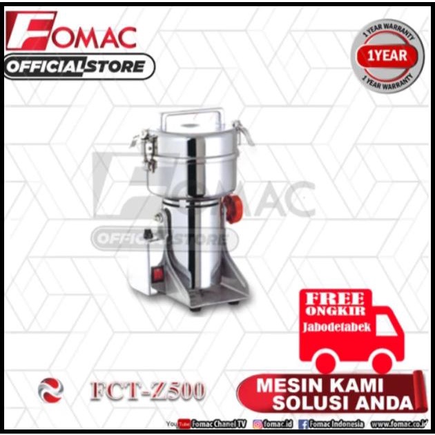 Mesin Miller Penggilingan Tepung/Bumbu Kering Fct-Z500 Fomac