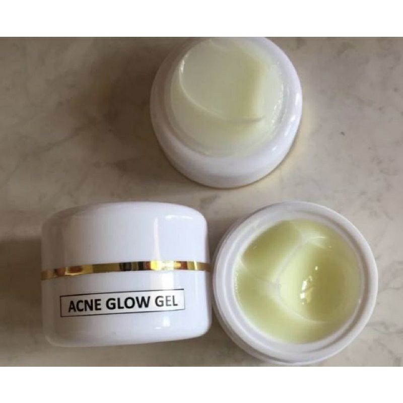 (SKINCARE) NIGHT CREAM ACNE GLOW GEL | CM cream malam jerawat glow gel|efek glowing original paling 