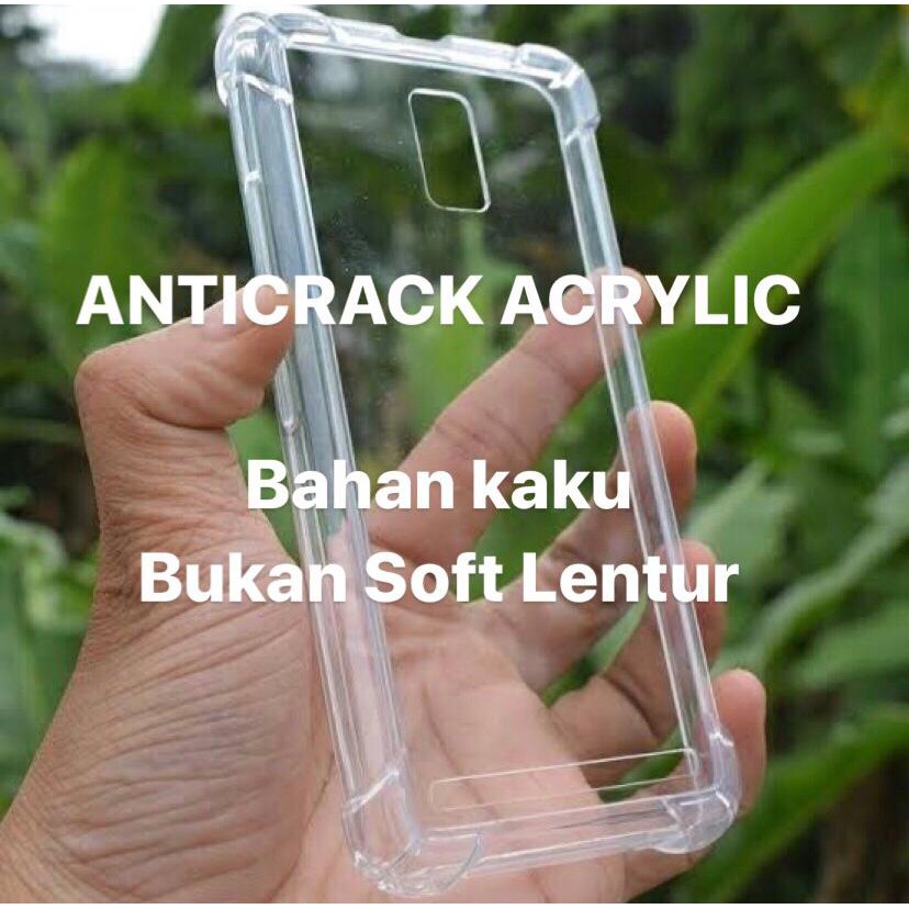 Oppo Reno 6.4 / 10X Zoom / Reno 2 / 2f //Case Anti Crack Fiber Casing Hard Soft Acrylic