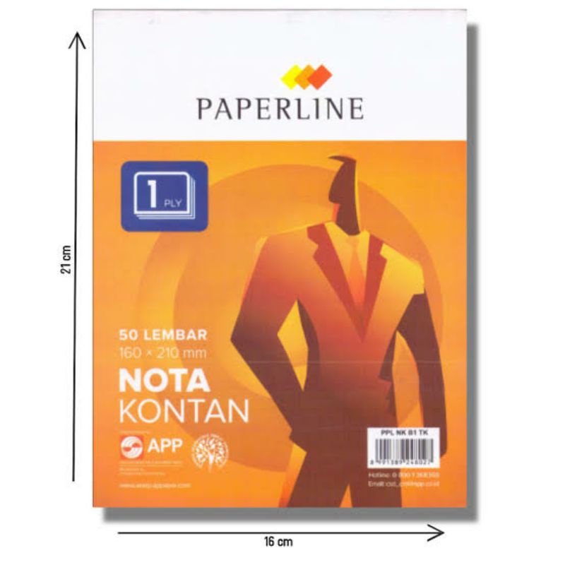 

Nota kontan 1Ply Besar Paperline