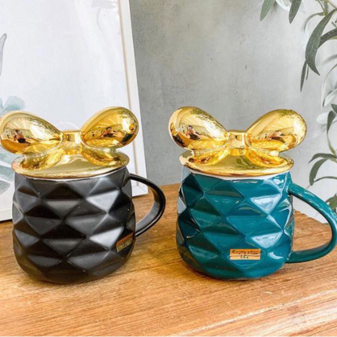 Gelas Tutup Keramik Mug Keramik