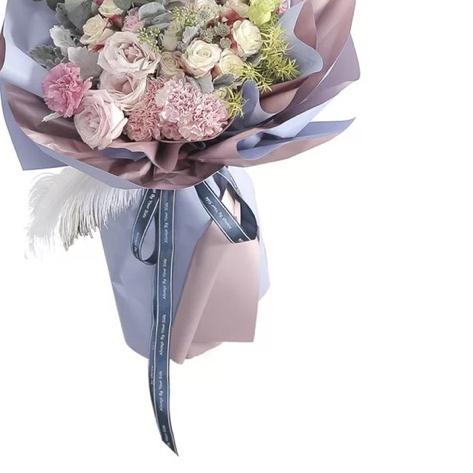 

℗ Bi color pink cellophane/kertas bunga/wrapping paper grosir ☜