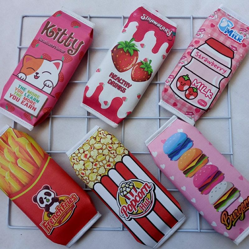 

[AJS] Kotak Pensil Tempat Pensil Lucu Model Bungkus Snack Unik