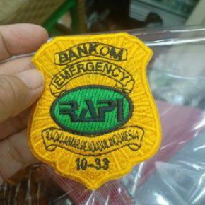Logo Rapi Bankom bordiran Rapi Bankom